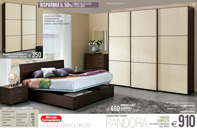 Pandora Camere Da Letto Mondo Convenienza 2014 7 Design Mon Amour