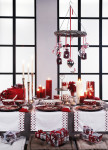 come apparecchiare tavola design natale 2013